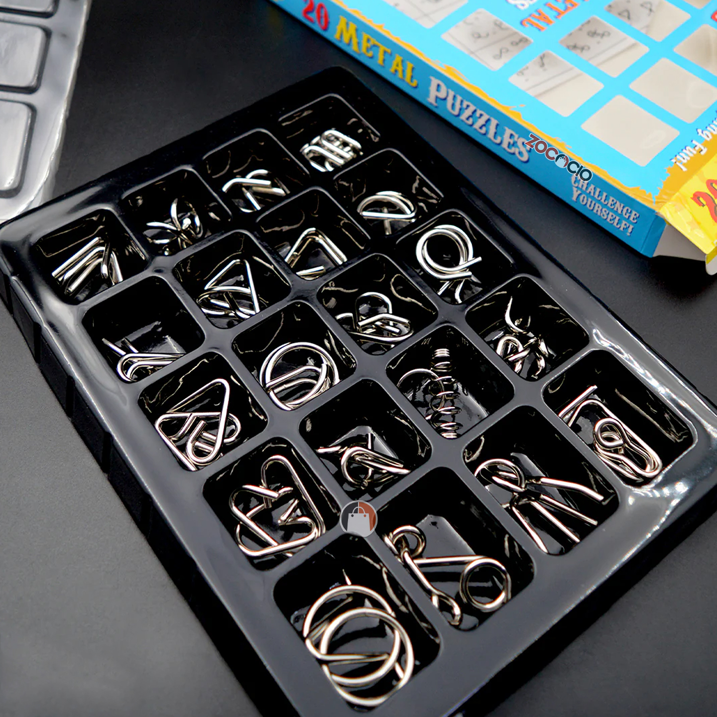 Miniatura 4 de Rompecabezas Metal Puzzle 20 Pcs Iq Test